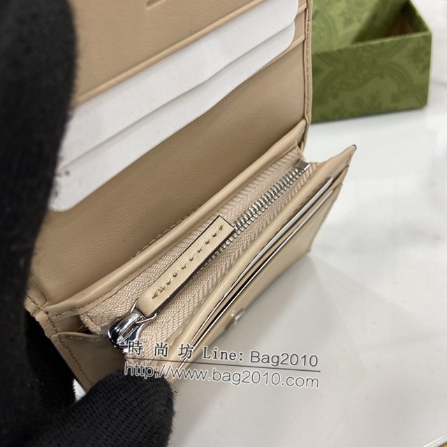 Gucci專櫃古馳最新款Marmont系列卡包零錢包卡夾 jh2292型號：790055